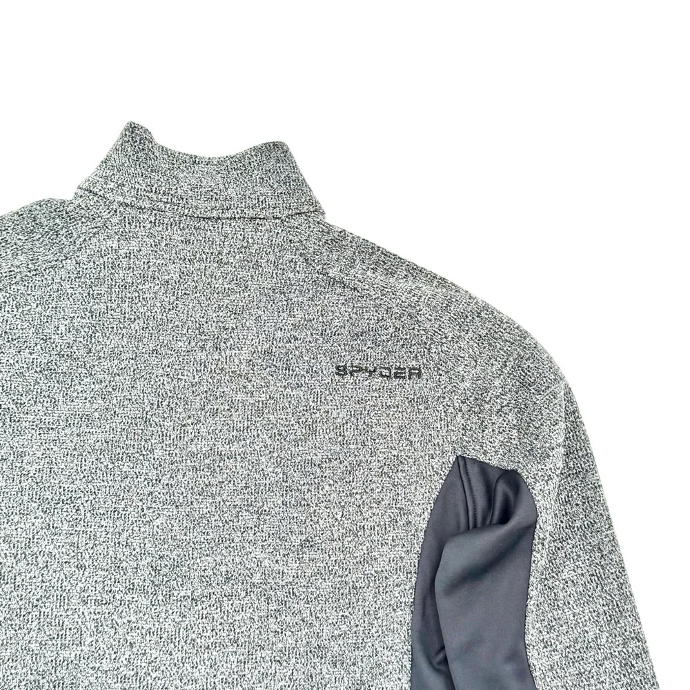 Pullover Spyder Gray and‎ Black Zip Pullover
